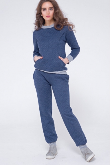 Костюм для кормящих и беременных из капитония Diva Amelia, Notte