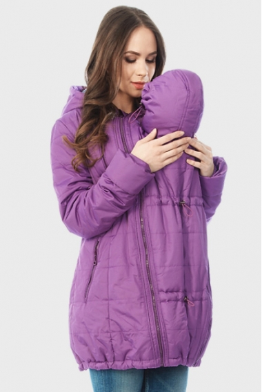 Слингокуртка демисезонная Chelsea 3в1, сирень