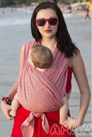 Слинг-шарф Амама «Мэнкэрэ», гранатовый