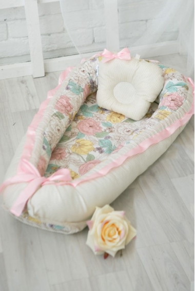 Гнездышко-кокон для новорожденных Babynest Renuar