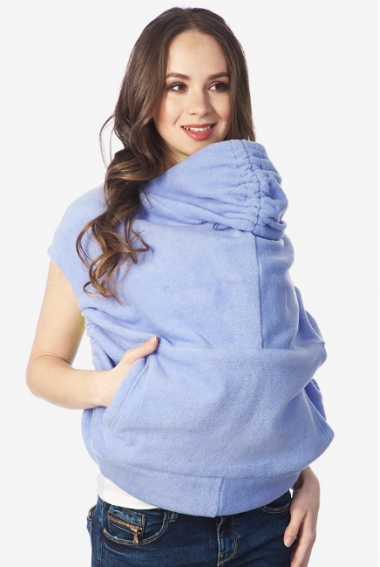 Слингонакидка флисовая Agata, голубой