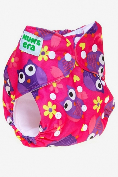 Многоразовый подгузник "Mums Era", Совунья лиловый с 1 вкладышем