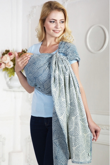 Слинг с кольцами Mums Era "Enigma", миднайт