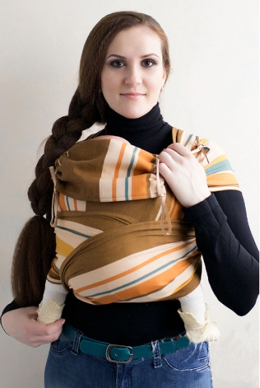 Май-слинг Tabatai коричневые полоски