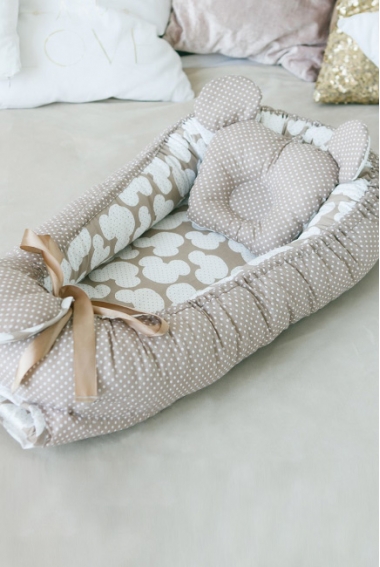 Гнездышко для новорожденных Babynest Coffee