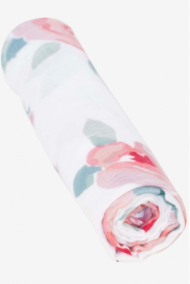 Бамбуковая пеленка для новорожденных Bebe Au Lait, Rosy Blend