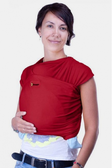 Слинг-шарф трикотажный Кенгуруша Classic, бордо