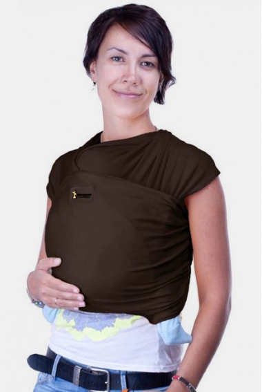 Трикотажный слинг Кенгуруша Classic, кофе