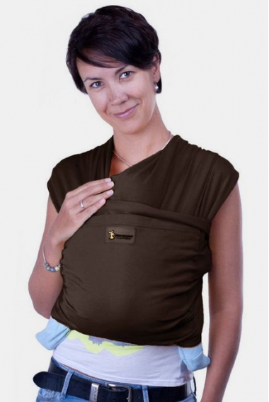 Слинг-шарф трикотажный Kengurusha Style, цвет кофе