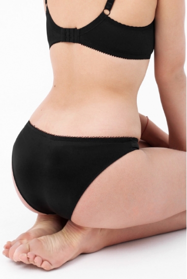 Трусы для беременных и после родов Angelika из микрофибры, черные Трусы для беременных и после родов Angelika из микрофибры, черные