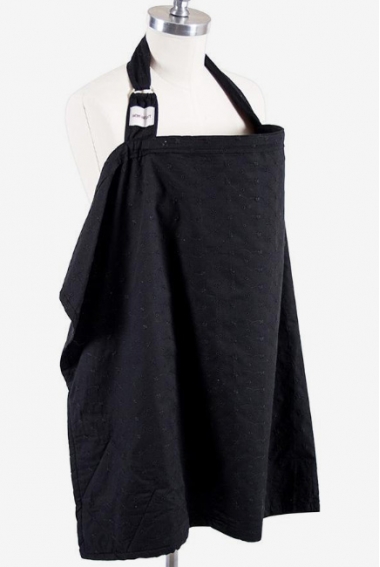 Накидка для кормления Bebe Au Lait Eyelet Black
