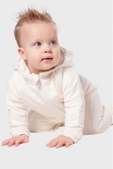 Флисовый комбинезон (поддева), экрю