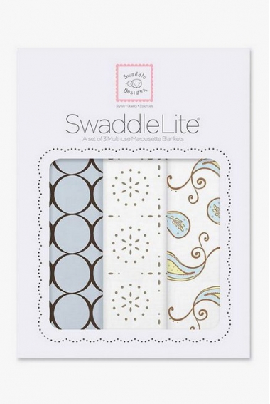 Набор пеленок SwaddleDesigns - SwaddleLite Blue Modern