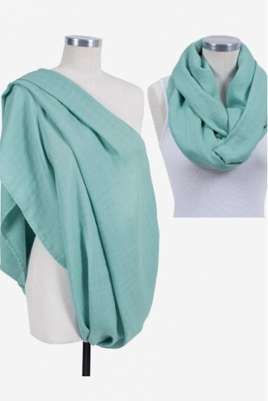 Накидка для кормления - милкснуд муслиновый Bebe Au Lait, Lagoon Накидка для кормления - милкснуд муслиновый Bebe Au Lait, Lagoon