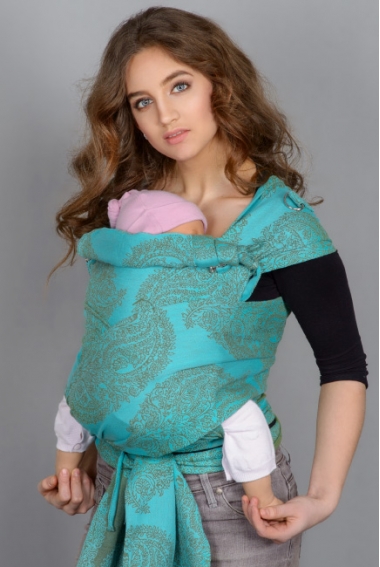 Май-слинг для новорожденных Diva Essenza, Menta с бамбуком