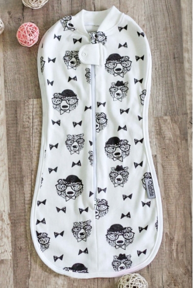 Пеленка на молнии для новорожденных, Bears