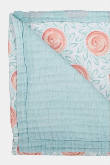 Муслиновое одеяло с бамбуком Bebe au Lait, Fresco and Lagoon