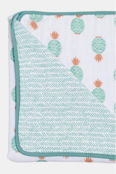 Муслиновое одеяло Bebe au Lait, цвет Oahu and Zig-Zag