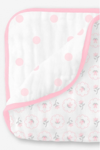 Муслиновое одеяло SwaddleDesigns, Pink Posies