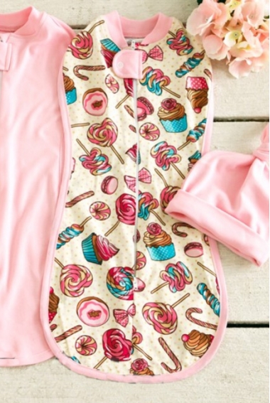 Пеленка кокон для детей трикотажная, Delicious