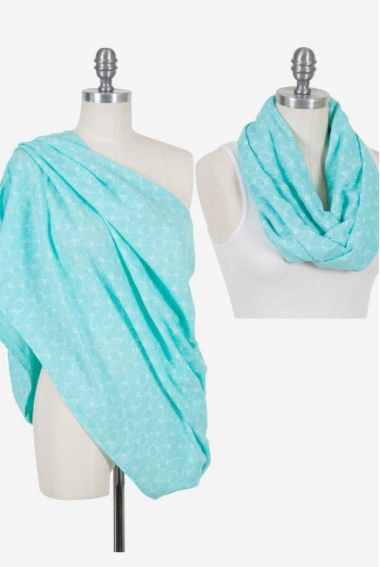 Накидка для кормления - милкснуд муслиновый Bebe Au Lait, Bijou