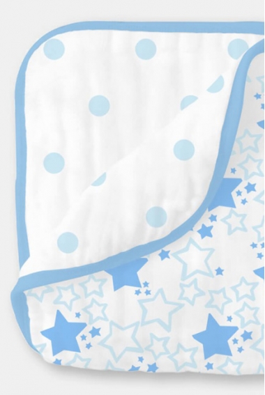 Муслиновое одеяло SwaddleDesigns, цвет Starshine Blue Муслиновое одеяло SwaddleDesigns, цвет Starshine Blue