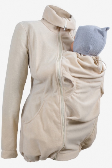 Слингокуртка флисовая, бежевый