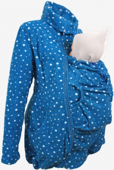 Флисовая слингокуртка и куртка для беременных, "млечный путь"