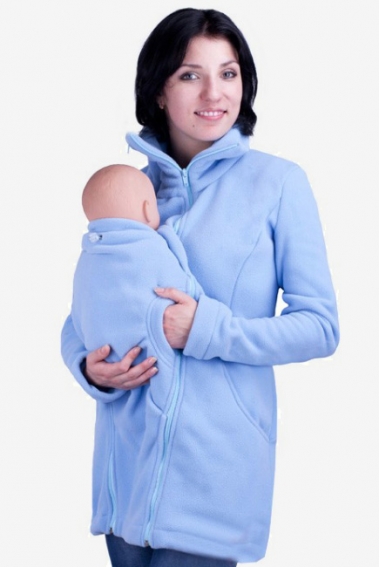 Флисовая слингокуртка 3в1 Mammalia, голубой