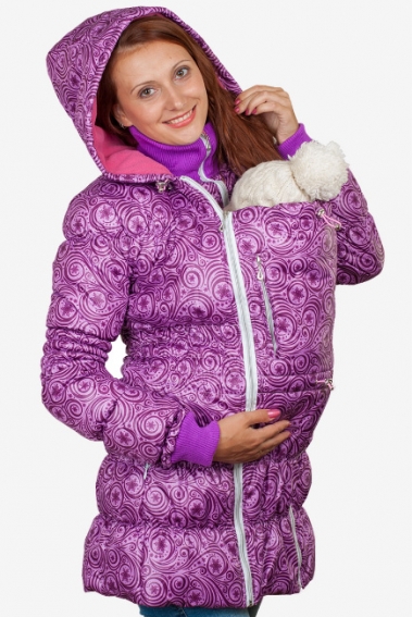 Слингокуртка демисезонная Debut, узоры