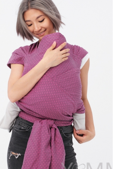 Май-слинг Yammy Mammy, розовый/темно-серый