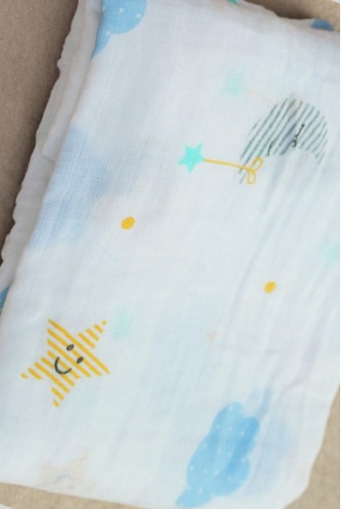 Муслиновая пеленка для новорожденных Diva большая, Night