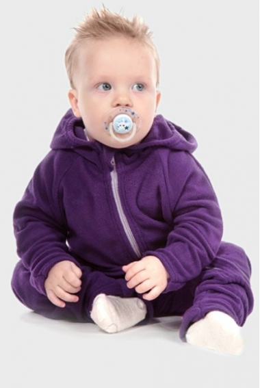 Флисовый комбинезон (поддева), виноград