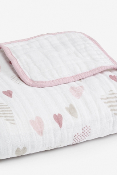 Муслиновое одеяло Aden Anais, Heart Breaker