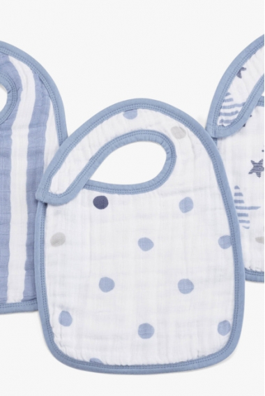 Слюнявчик Aden&Anais, набор 3, Rock Star