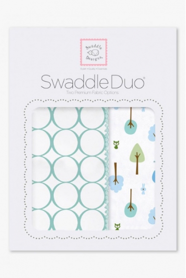 Набор пеленок SwaddleDesigns Swaddle Duo, SC Cute & Wild