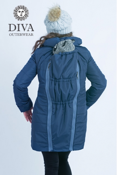 Слингокуртка зимняя 4 в 1 Diva Outerwear Azzurro