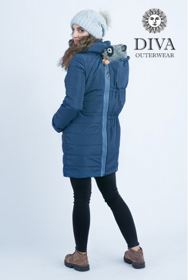 Слингокуртка зимняя 4 в 1 Diva Outerwear Azzurro