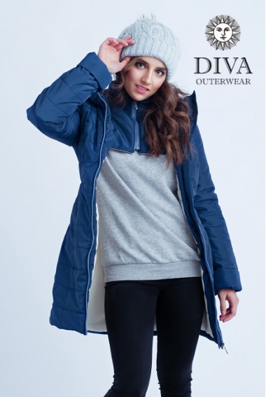 Слингокуртка зимняя 4 в 1 Diva Outerwear Azzurro