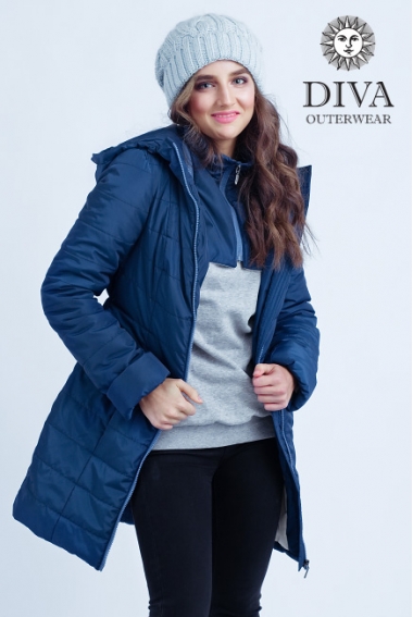 Слингокуртка зимняя 4 в 1 Diva Outerwear Azzurro