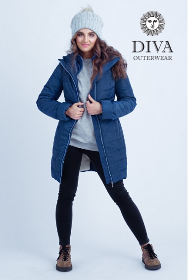 Слингокуртка зимняя 4 в 1 Diva Outerwear Azzurro