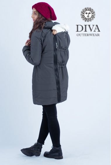 Слингокуртка зимняя 4 в 1 Diva Outerwear Grafite