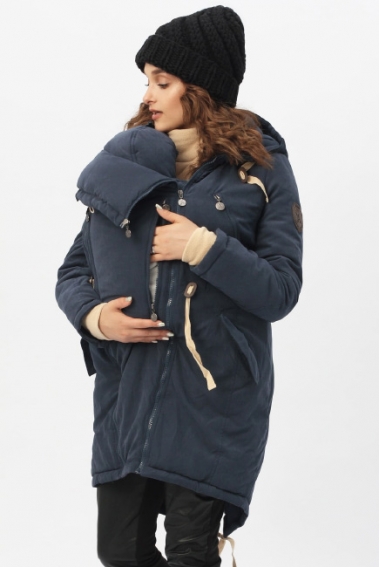 Слингокуртка - парка 3 в 1, синий