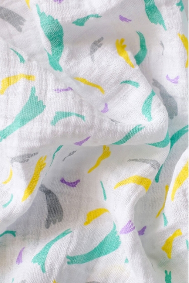 Пеленка муслиновая для новорожденного Adam Stork большая, Sweety