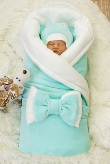 Комплект на выписку из роддома на зиму Sweet mint (7 предметов)