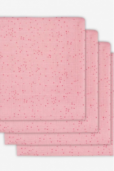 Пеленки муслиновые для новорожденных Jollein средние, Mini dots, Blush Pink