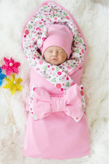 Комплект на выписку летний Flowers (5 предметов)