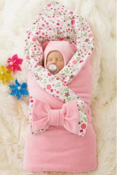 Комплект на выписку для новорожденных теплый демисезонный Flowers (6 предметов)