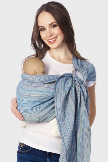 Слинг с кольцами Mums Era "Лайн", деним