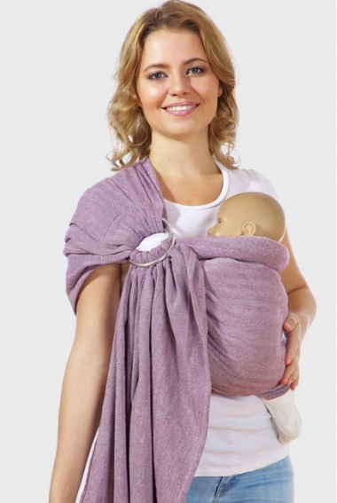 Слинг с кольцами Mums Era Needle, бургунд